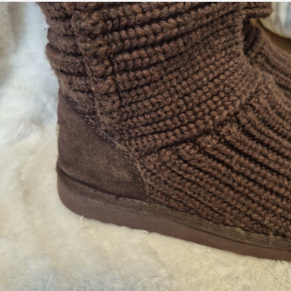NWOT! UGG Australia Cardy Boots Knit tall Fold Over. - Picture 10 of 13